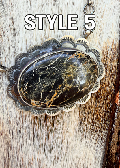 Skeets Scalloped Necklaces