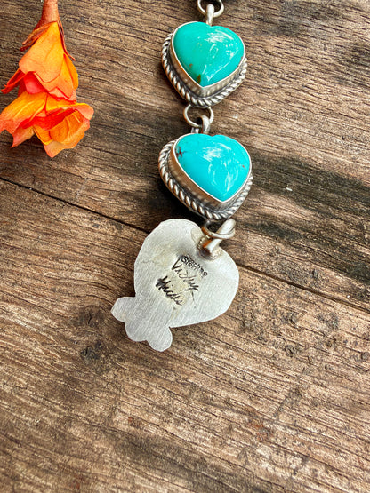 Vicky Hicks Heart Breaker Lariat Necklace
