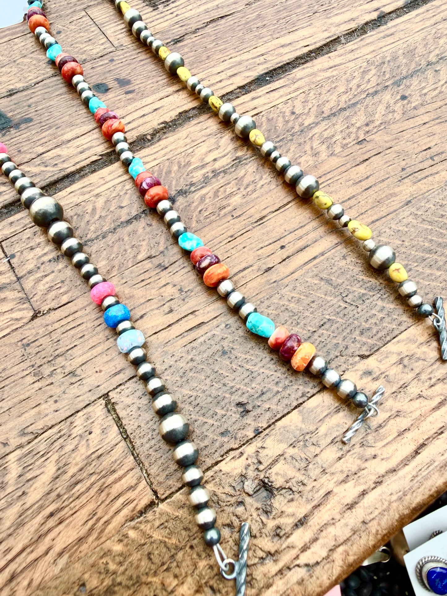 Desert Pearl Toggle Bracelets | Native Strung