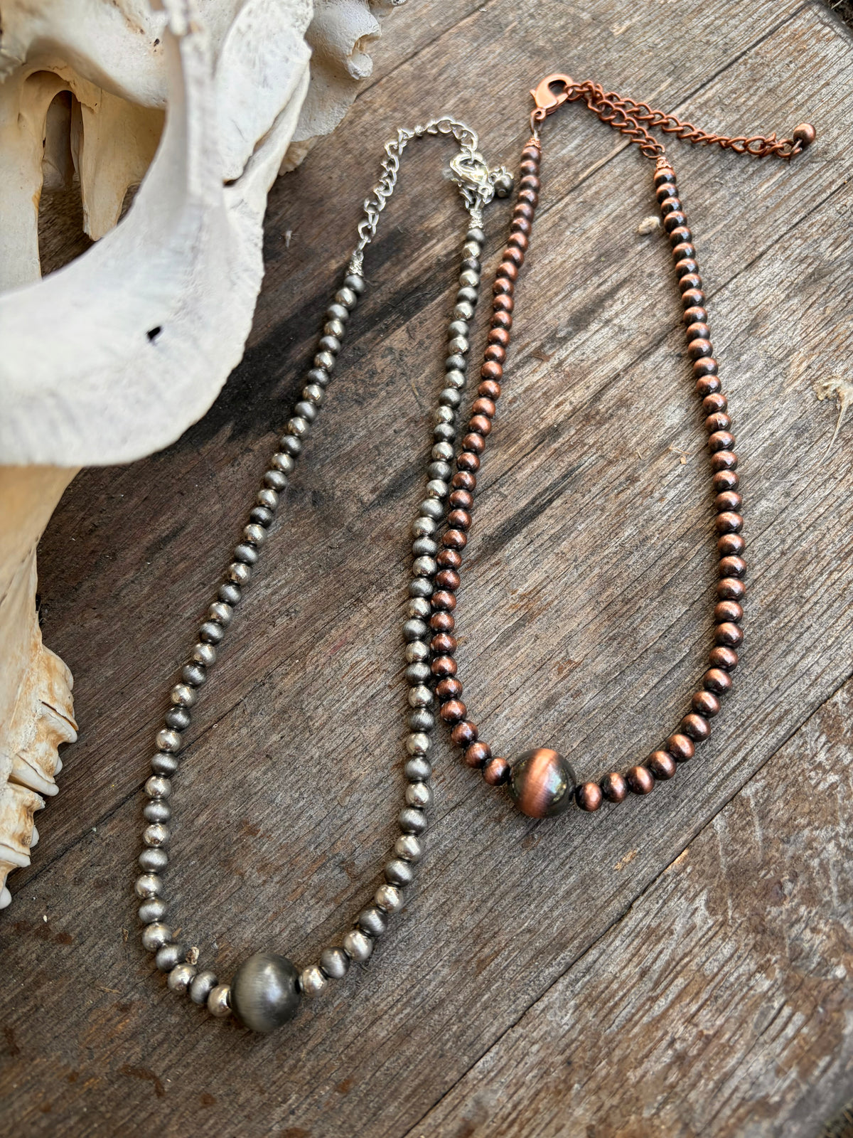 Western Pearl Niblet Choker Necklace