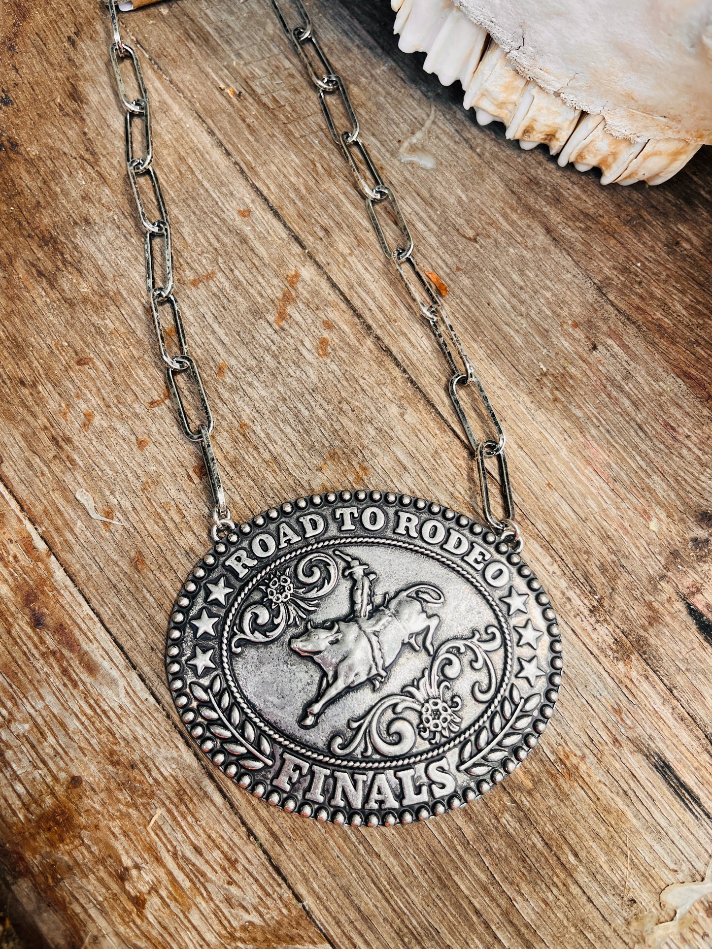 Mega Link Western Paperclip Necklaces