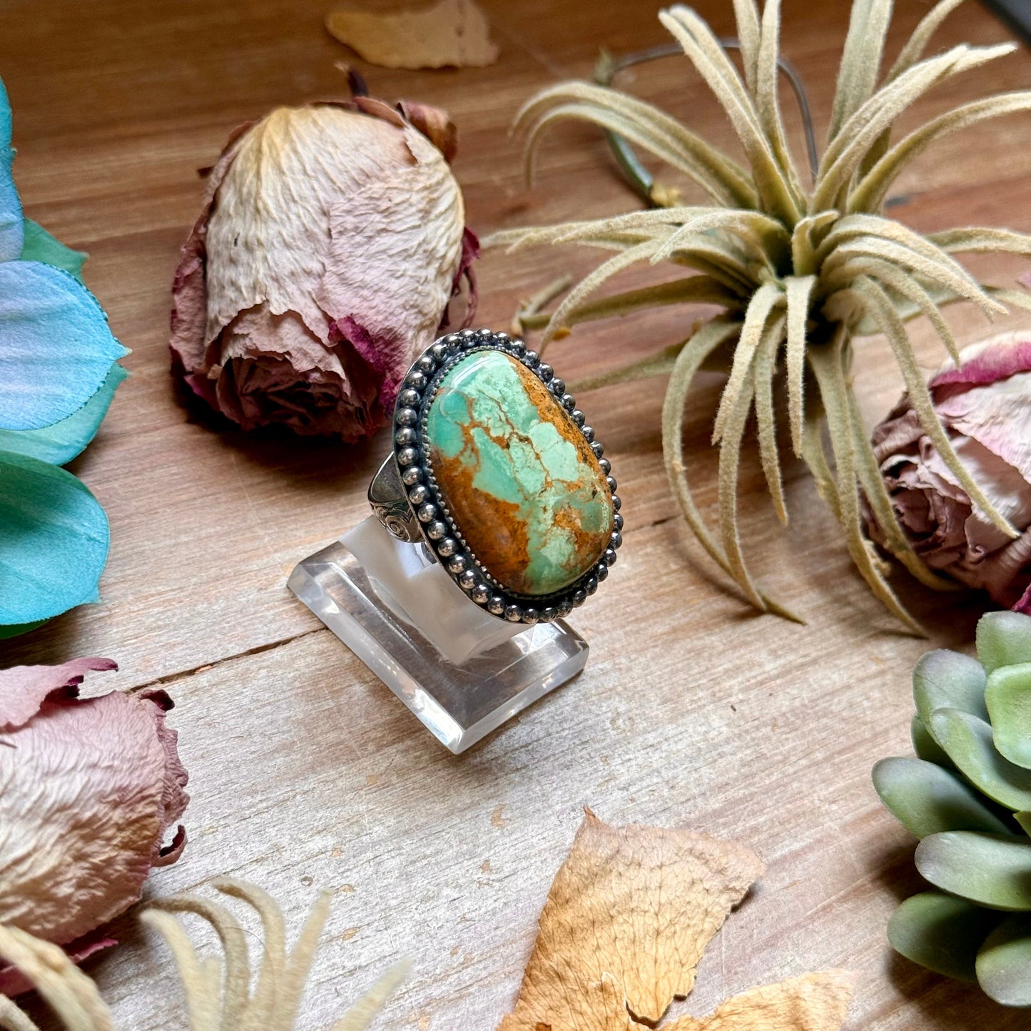 MJ Turquoise Ring – Sterling Silver