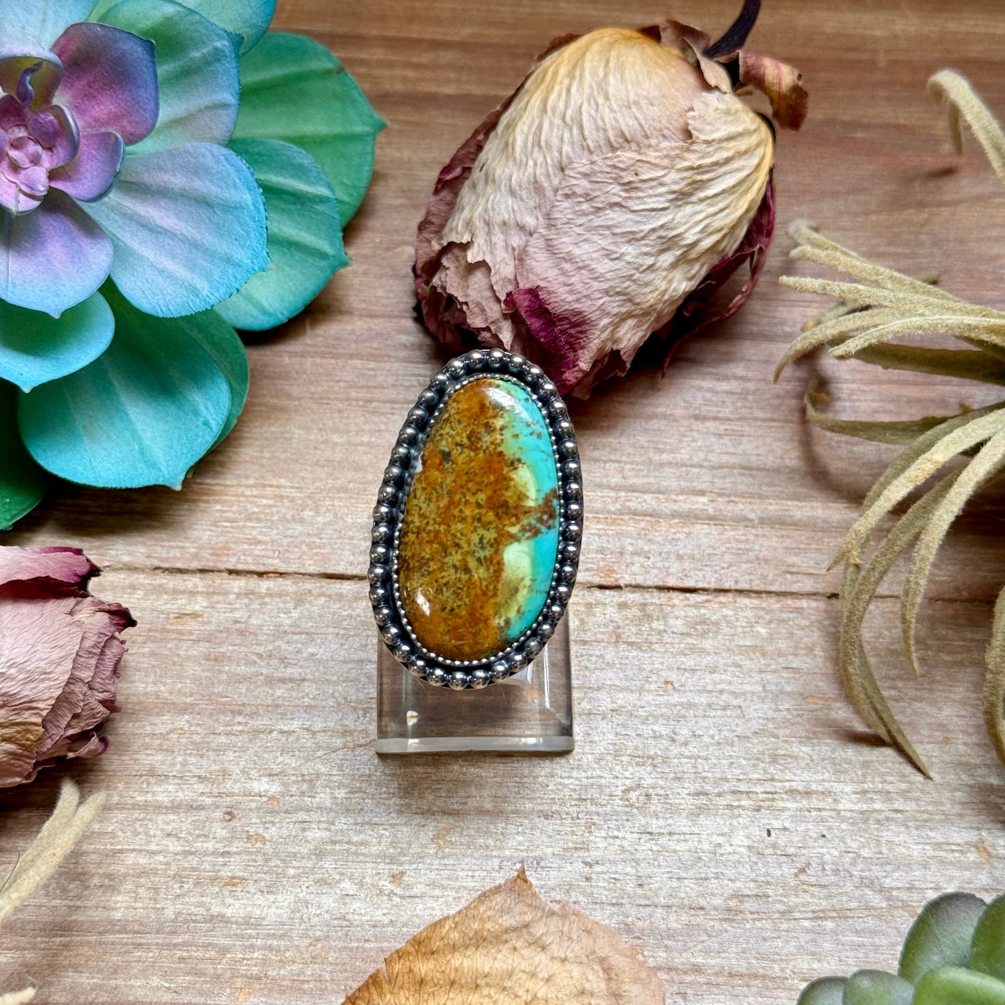 MJ Turquoise Ring – Sterling Silver