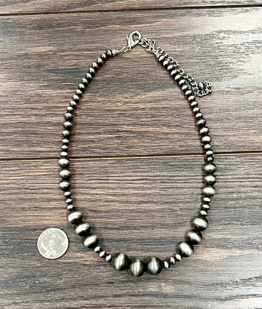 18" Navajo Bead Necklace