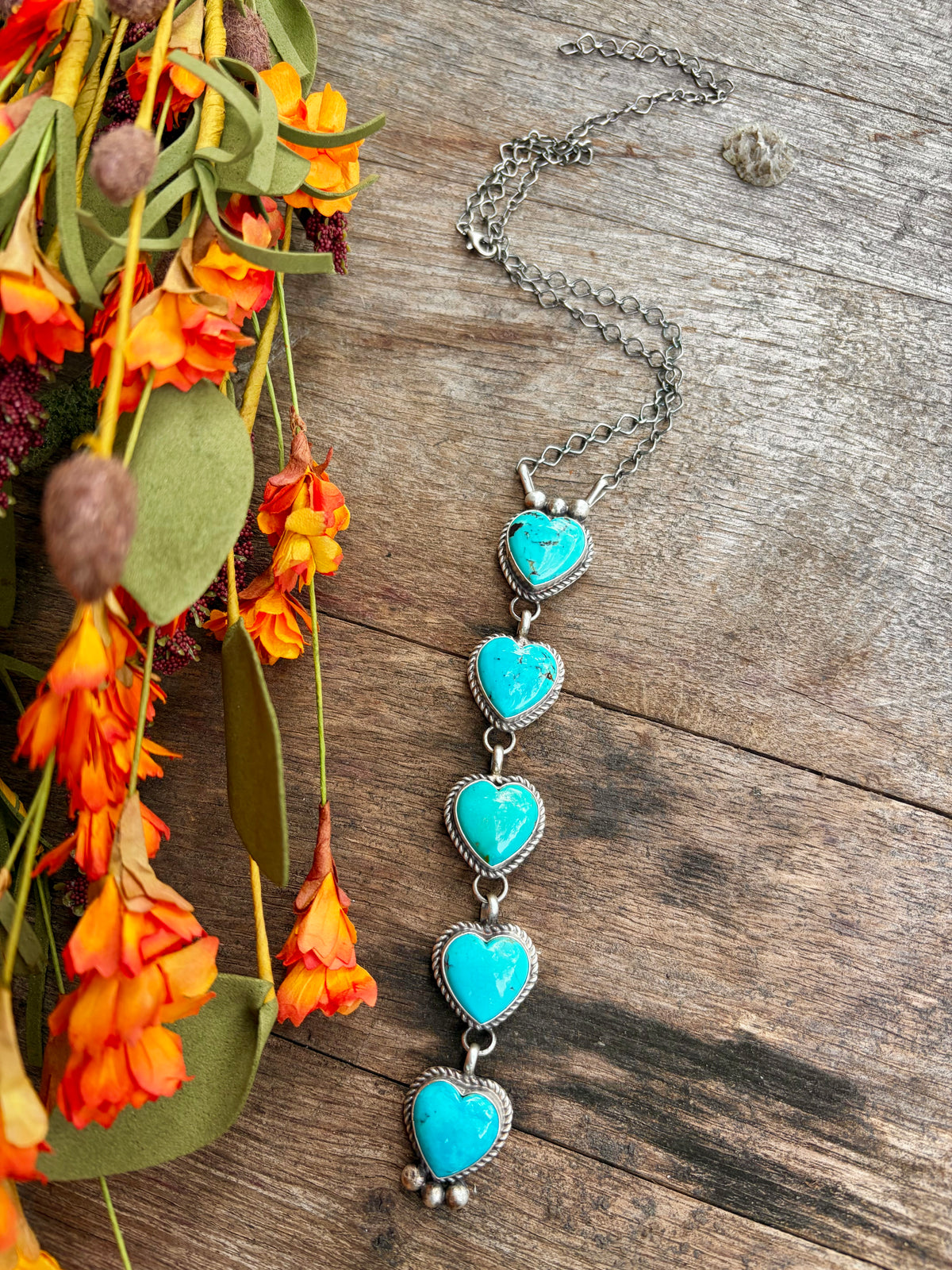 Vicky Hicks Heart Breaker Lariat Necklace