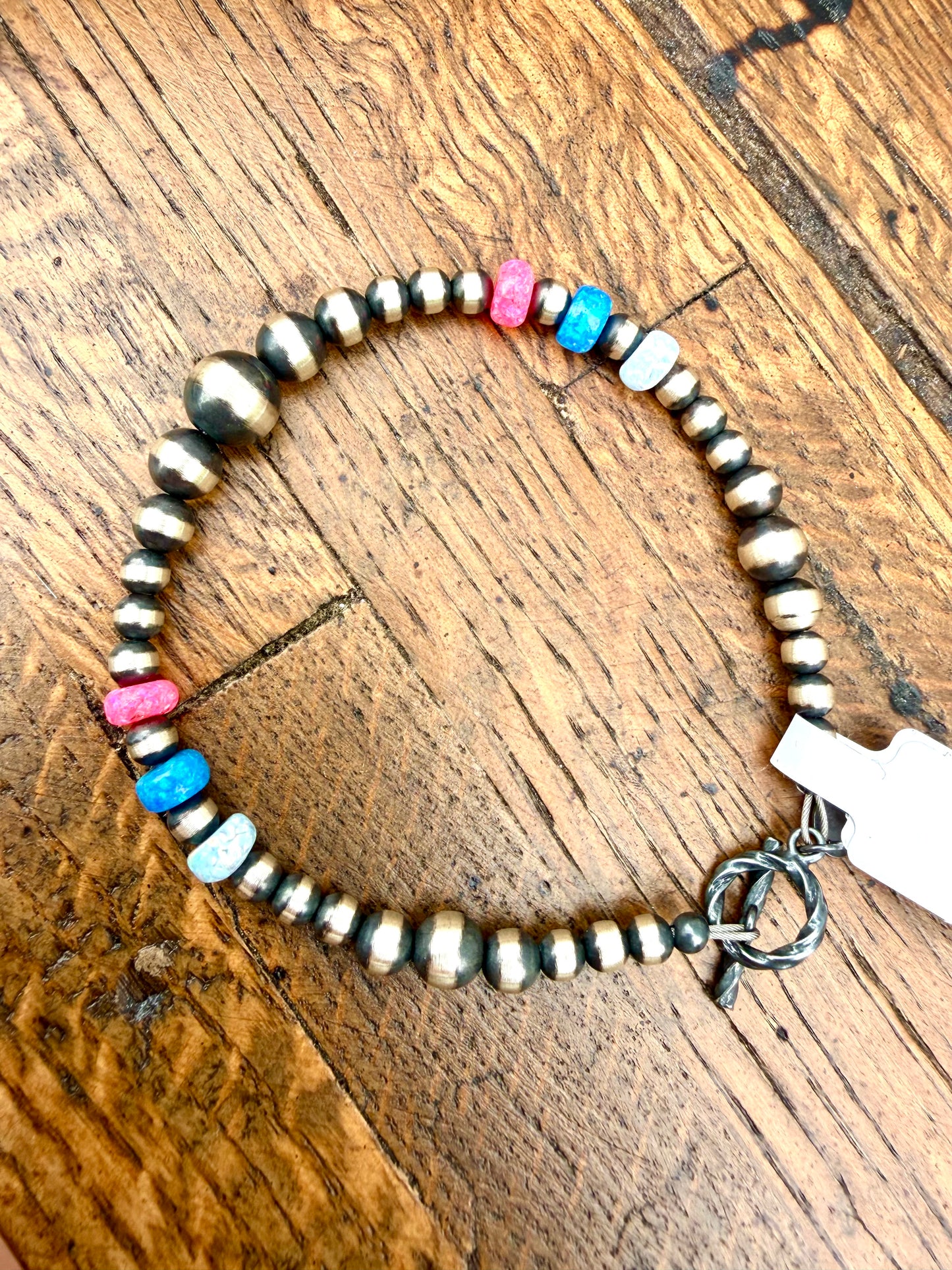 Desert Pearl Toggle Bracelets | Native Strung