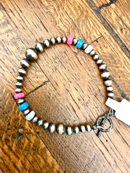 Desert Pearl Toggle Bracelets | Native Strung