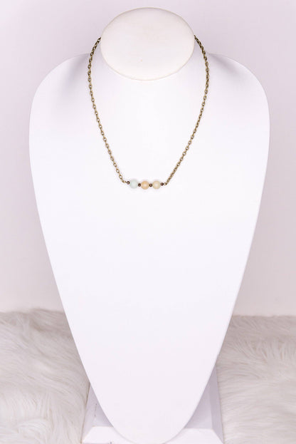Reece Necklace in Amazonite