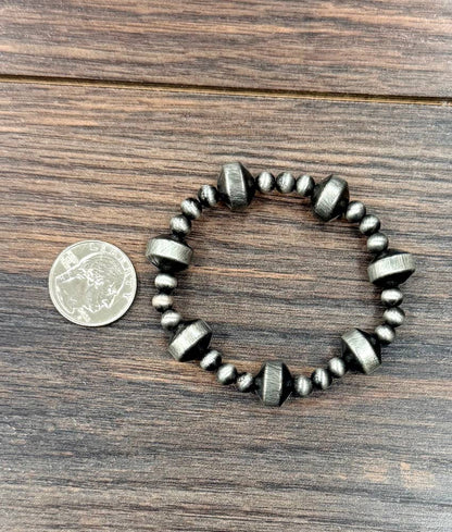 Mega Rondelle Stretch Bracelet