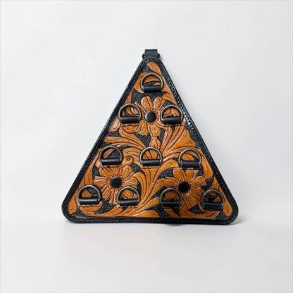 Triangle Leather Wild Rag Holders