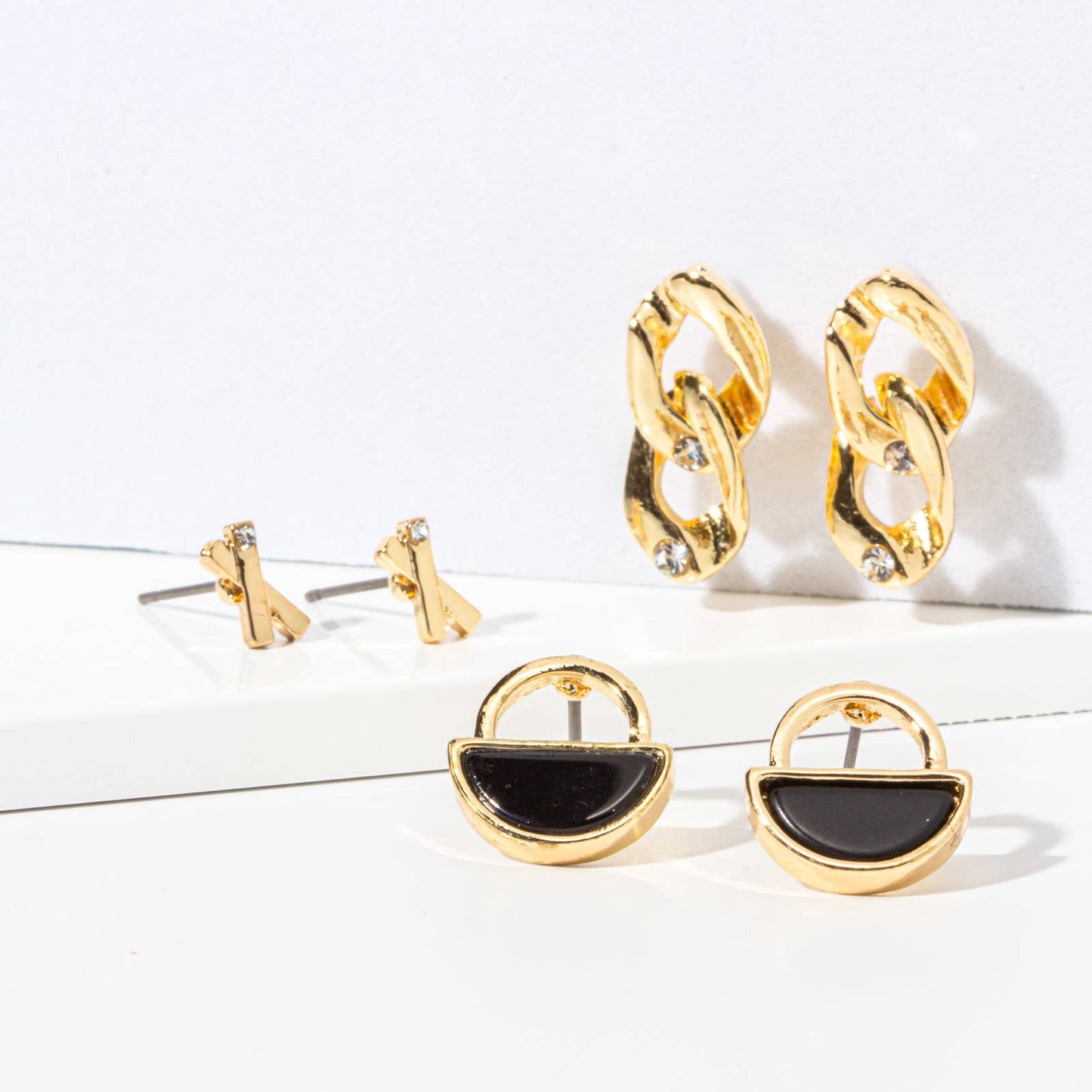 3 Pc Set Soul Stack Earrings - Roaming Gypsy Boutique