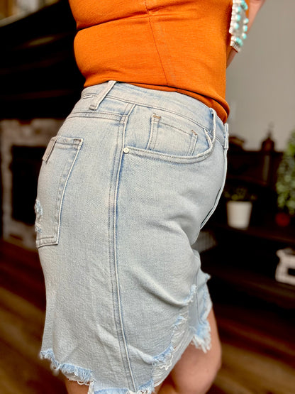 Honky Tonk Denim Skirt