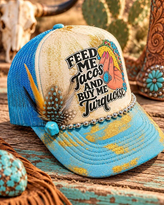 Feed Me Tacos Trucker Hat