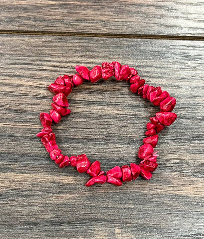 Chip Stone Stretch Bracelets