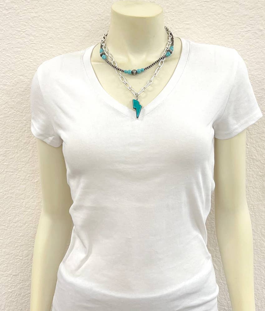 Bolt Turquoise Necklace