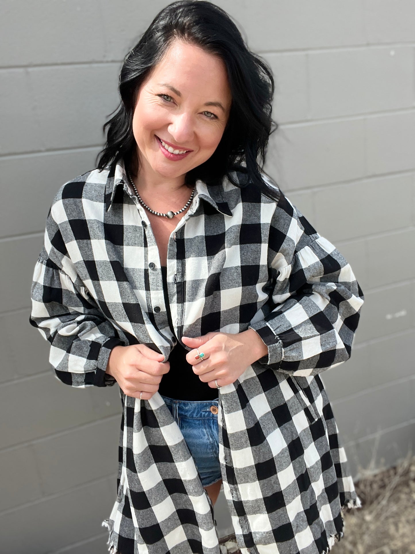 Gypsy Plaid Campfire Dress