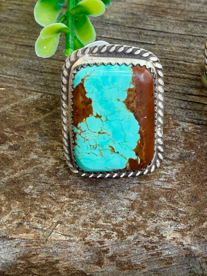 Number 8 Mine Squared Rings