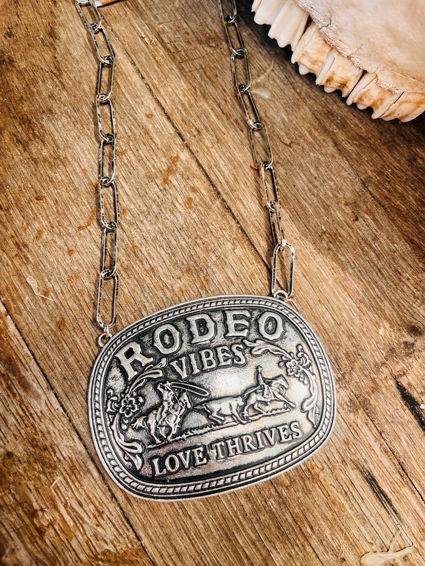 Mega Link Western Paperclip Necklaces