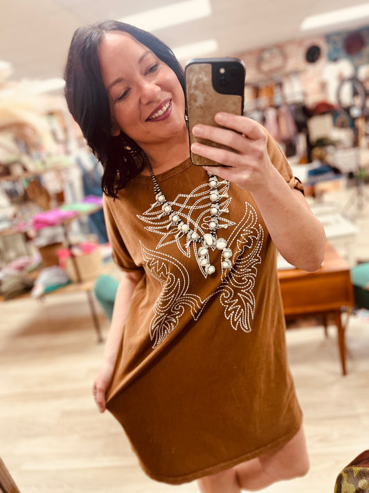 Boot Stitched Marfa Dress