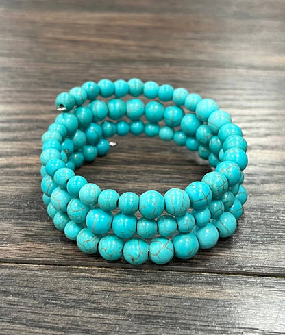 Desert Pearl Wrap Bracelets