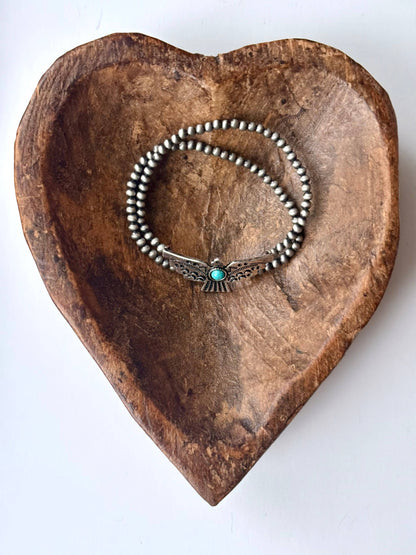 Western Thunderbird Western Pearl Stretch Bracelet