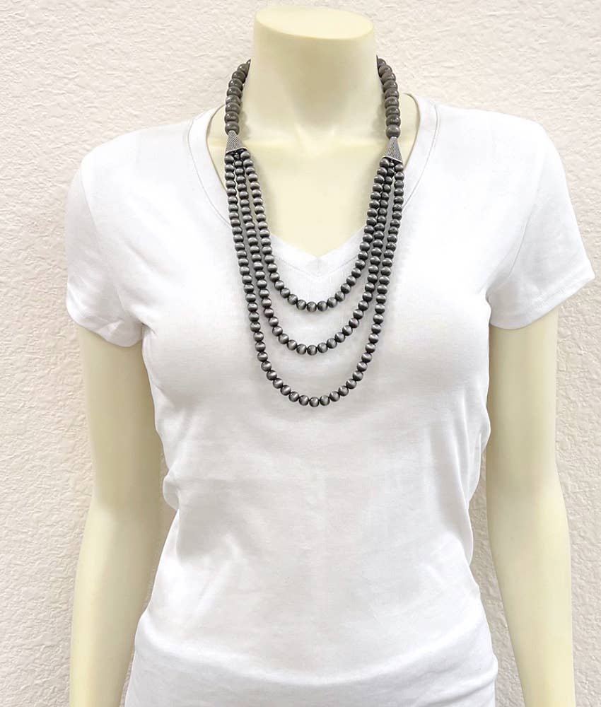 30" Coop Bead Necklace