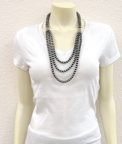 30" Coop Bead Necklace