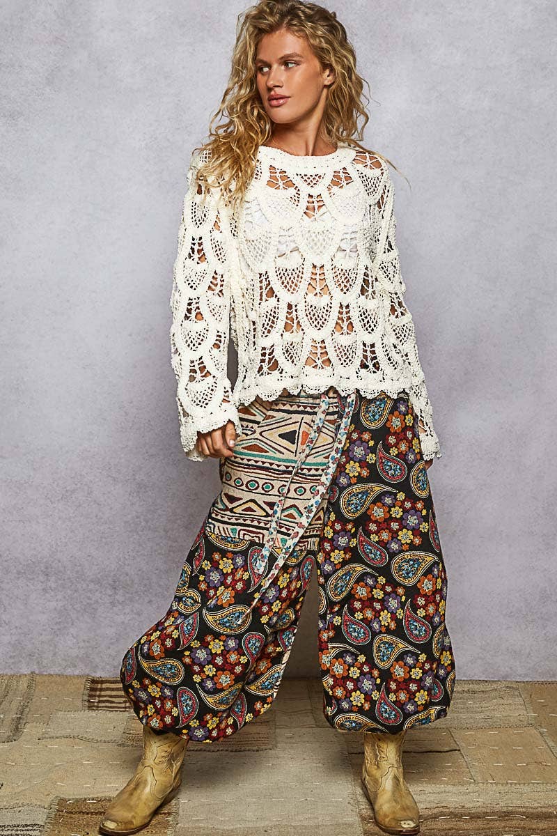 Texan Skies Crochet Top