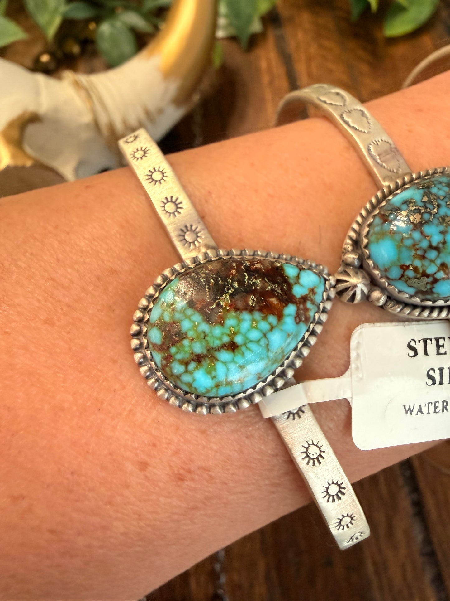 Water Web ~ Kingman Cuff Bracelets