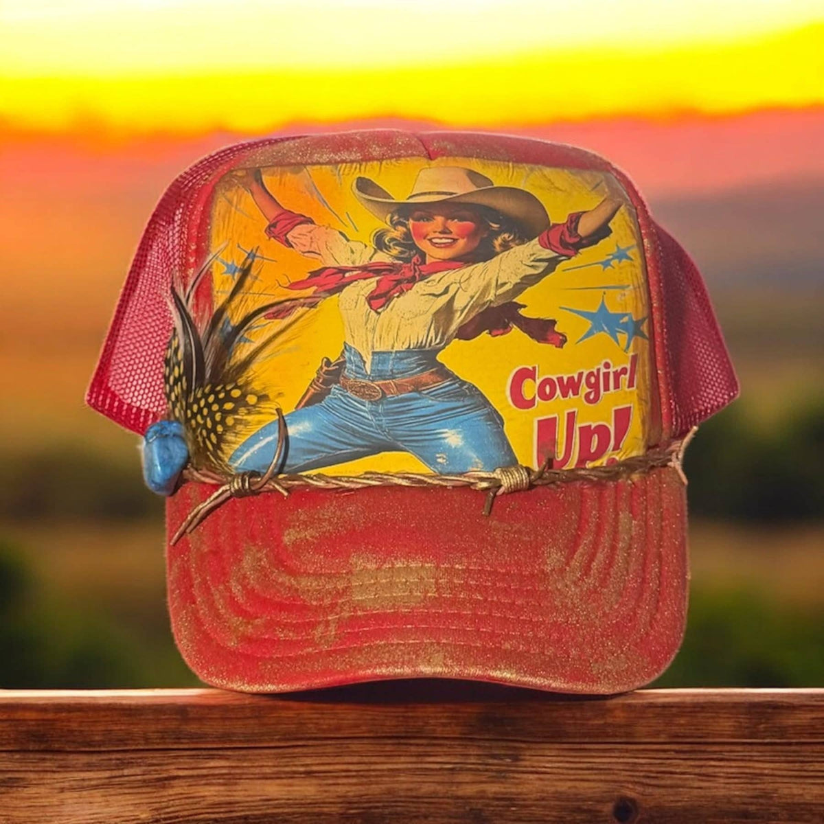 Cowgirl Up Trucker Hat