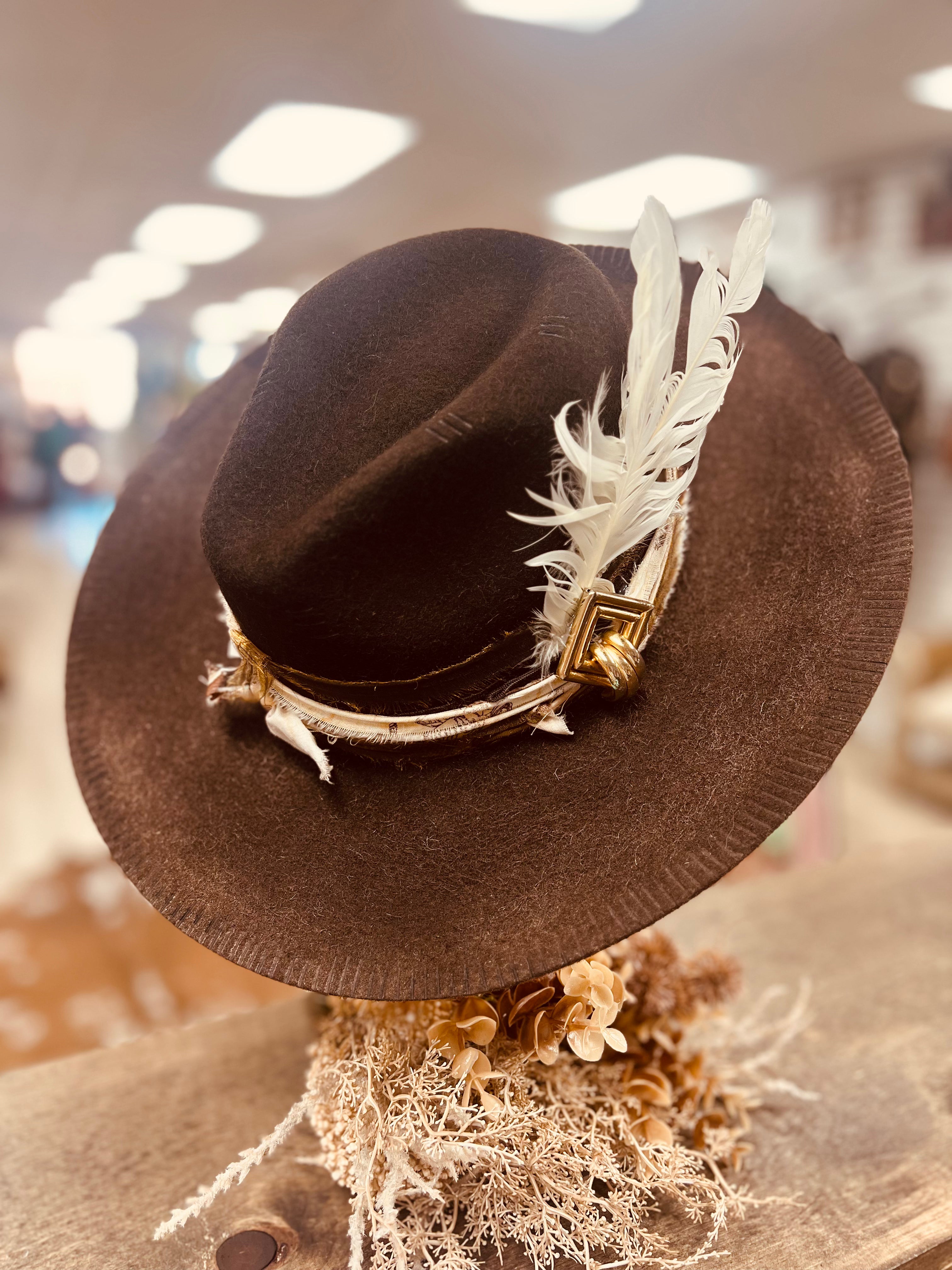 The Golden Chocolate Wide Brim