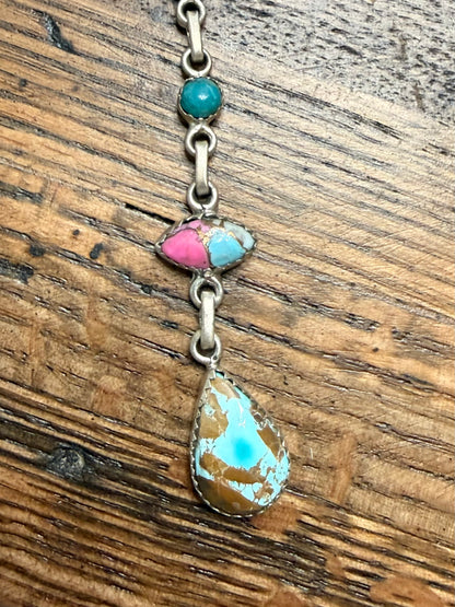Cotton Candy Chandelier Necklace