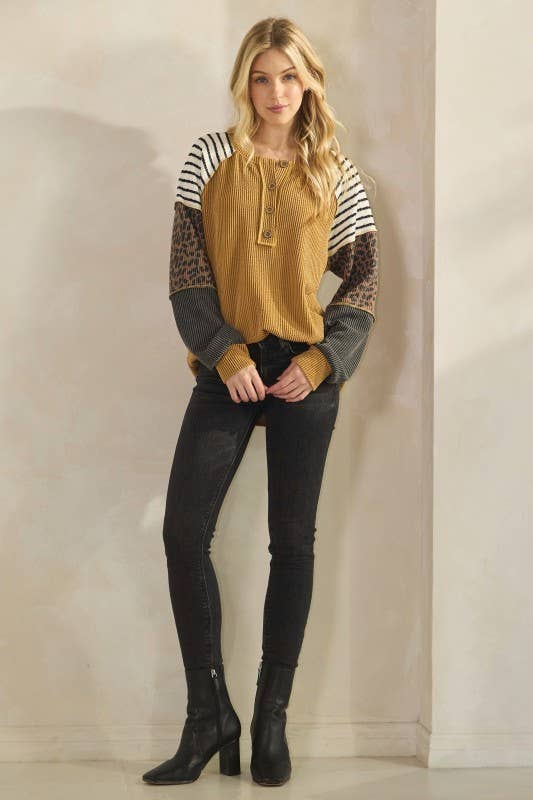 Urban Fall Mustard Top