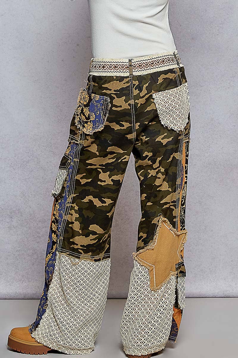 Camo Queen Patched Pant