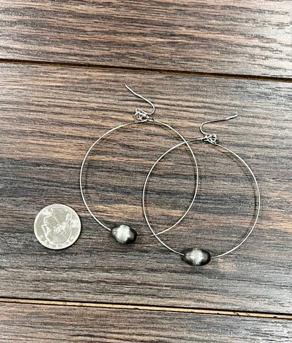 The Betty Bead Hoop Earrings
