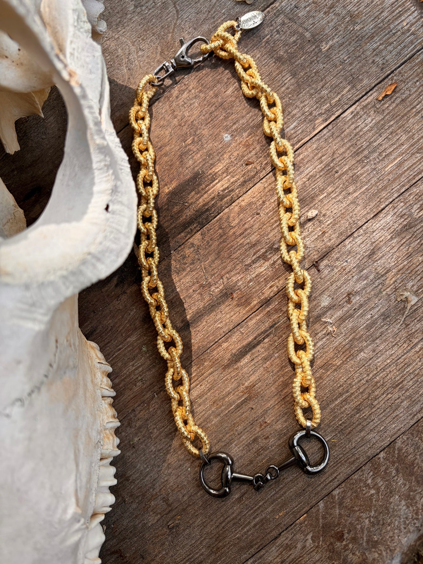 Bit of Bronze Gold Necklace