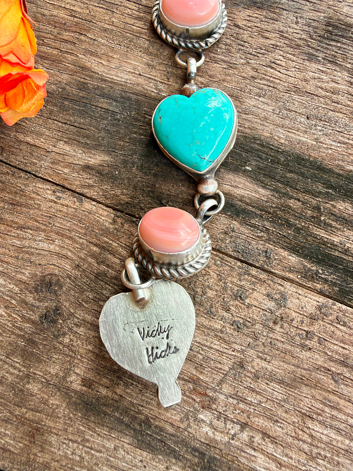 Vicky Hicks Sweetheart Lariat Necklace