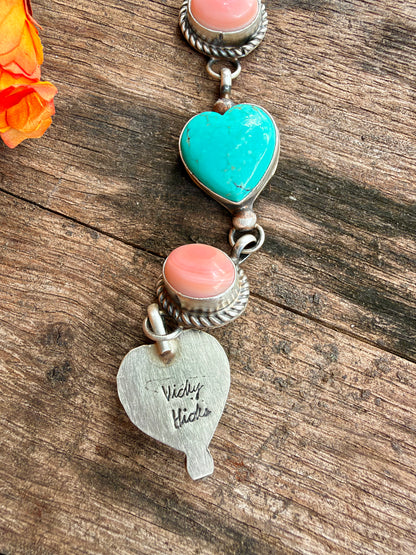Vicky Hicks Sweetheart Lariat Necklace