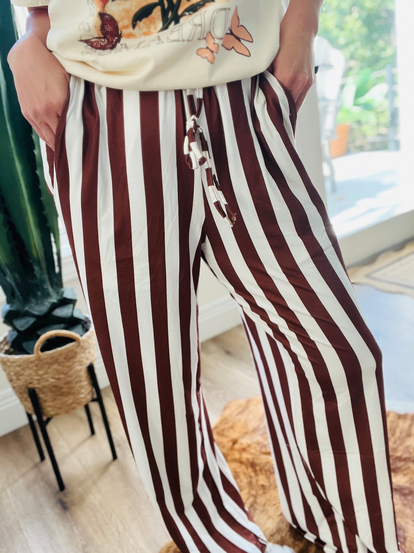 Vertical Vibes Stripe Pants