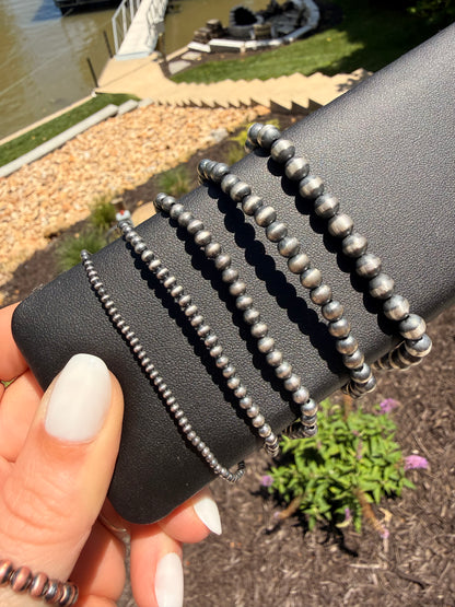 Desert Pearl Stretchy Bracelets | Native Strung