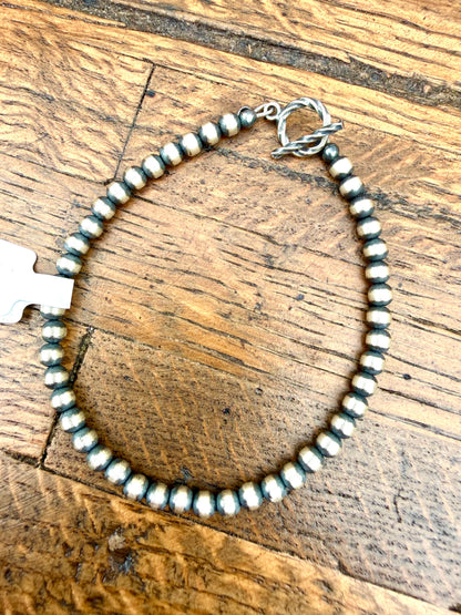 Desert Pearl Toggle Bracelets | Native Strung