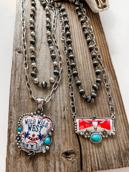 Wild West Pendant Necklaces