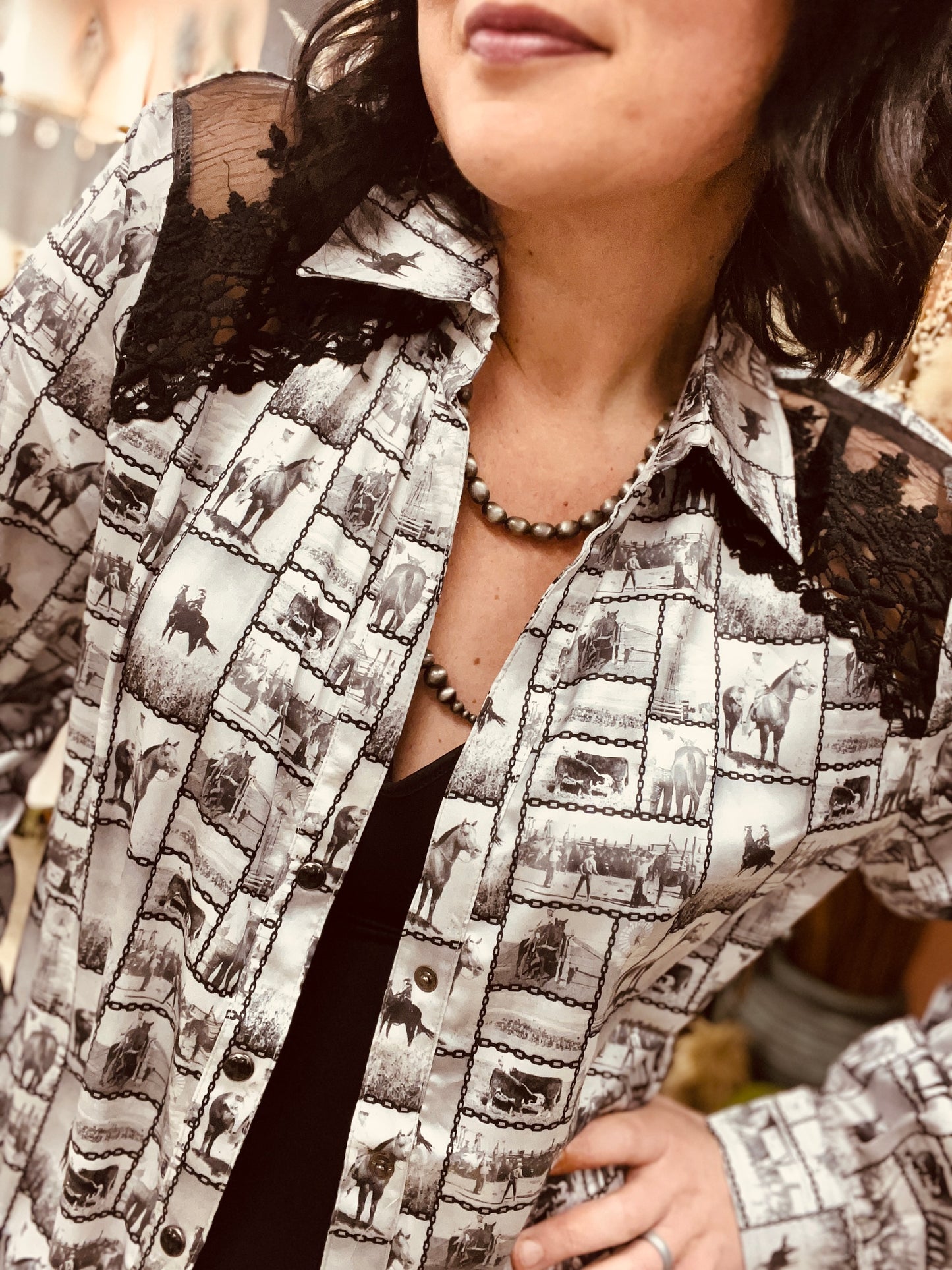 Lasso the Lace Top
