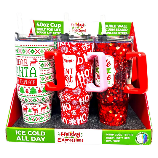Holiday 40 oz Tumblers