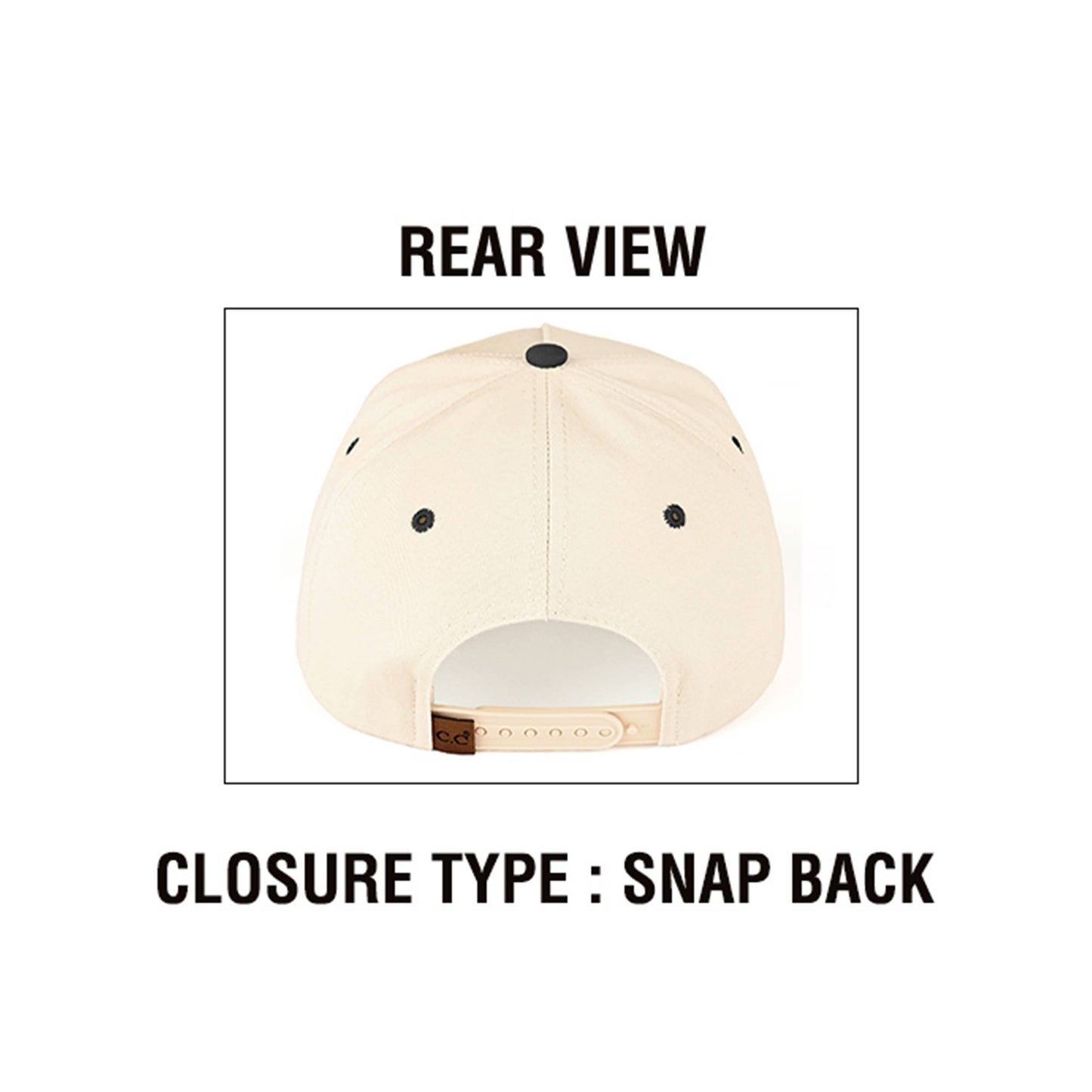 ROWDY Embroidered Canvas Trucker Cap