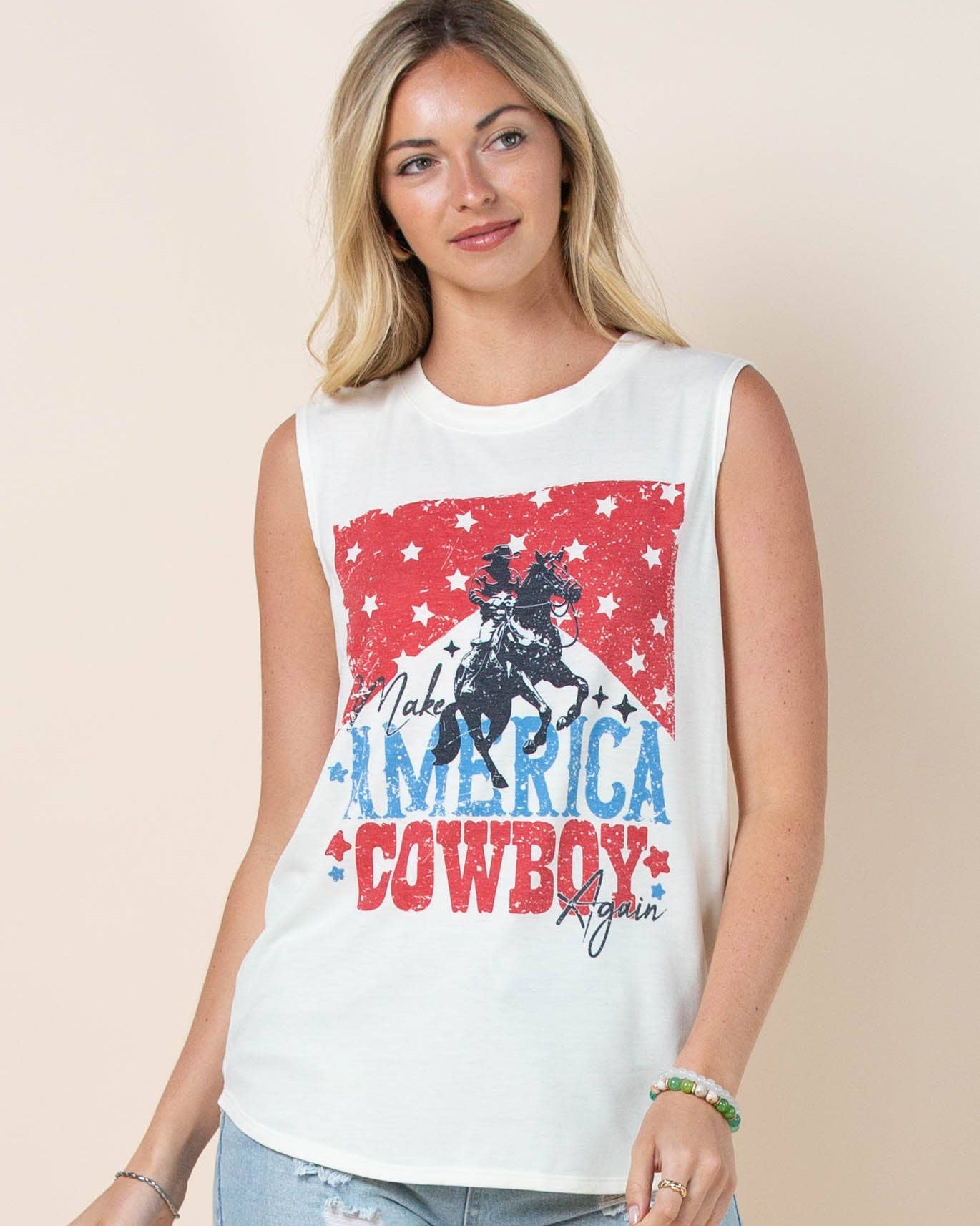 Make America Cowboy Tank Top