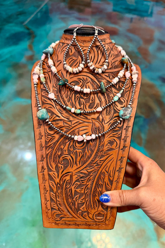 Jaci Pink Conch, Turquoise, White Shell & Sterling Silver Jewelry — Pick Your Favorite