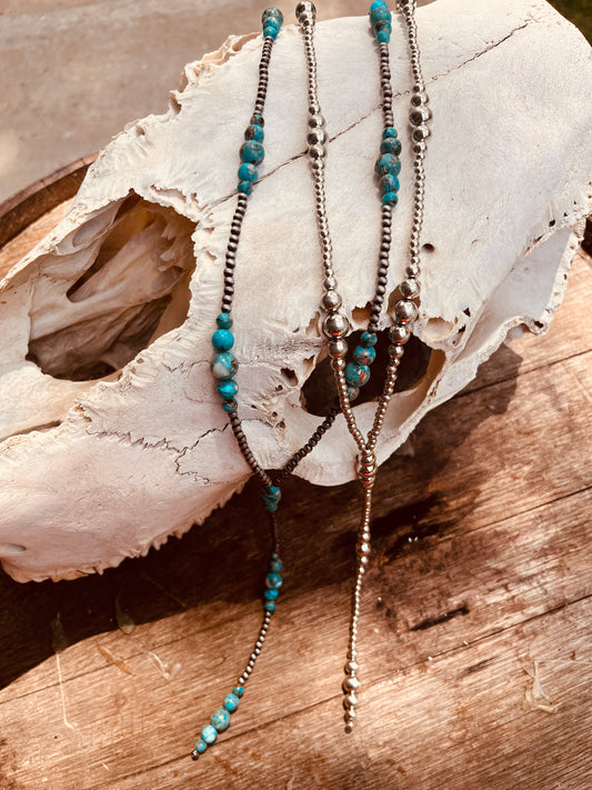 Western Pearl Tassel Necklaces