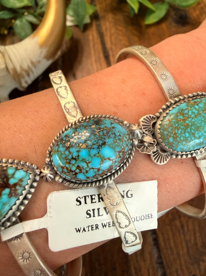 Water Web ~ Kingman Cuff Bracelets