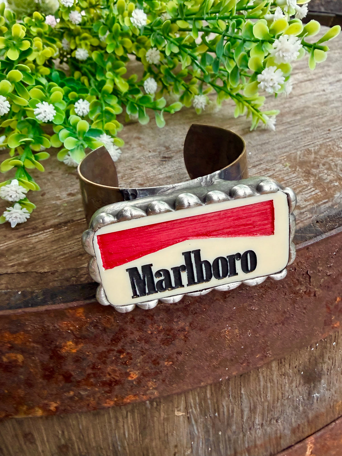 Vintage Smoke Domino Cuff